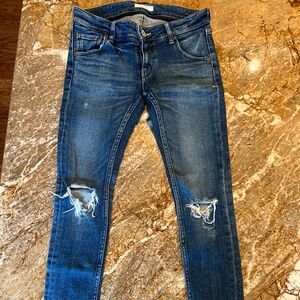 Regalect Jeans-Ripped Knees Distressed Skinny- Women's Size 24